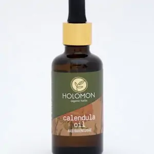 Bio Calendula Öl von Holomon zur intensiven und feuchtigkeitsspendenden Pflege bei Hautirritationen und Hautproblemen aller Art